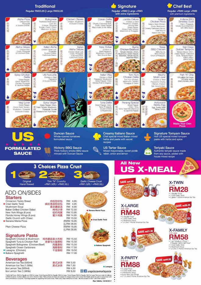 US Pizza – A Penang-born Pizza Restaurant – Penang Local Stuff