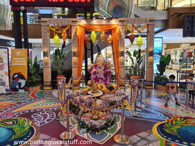 Colourful Deepavali Decorations At Gurney Plaza (2022) - Penang Local Stuff