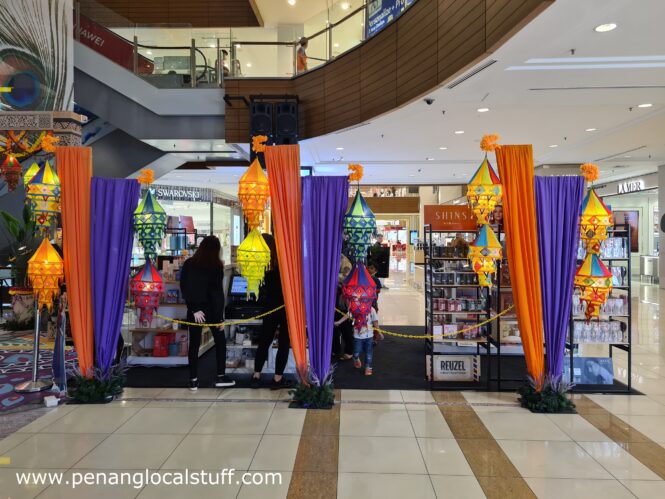 Colourful Deepavali Decorations At Gurney Plaza (2022) - Penang Local Stuff